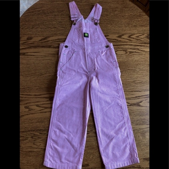 John Deere Other - Girls John Deere coveralls pink size 5